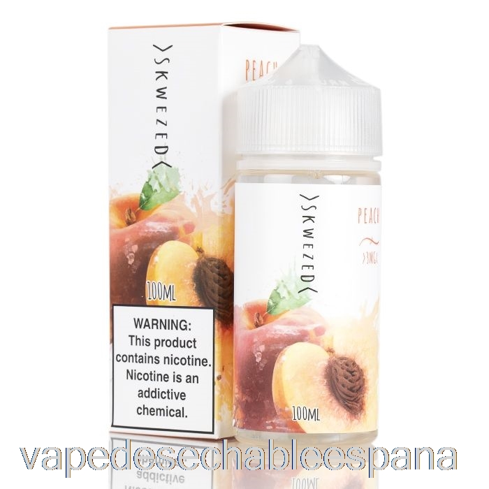 Vape Desechable España Melocotón De Skwezed E-líquido - 100ml 0mg